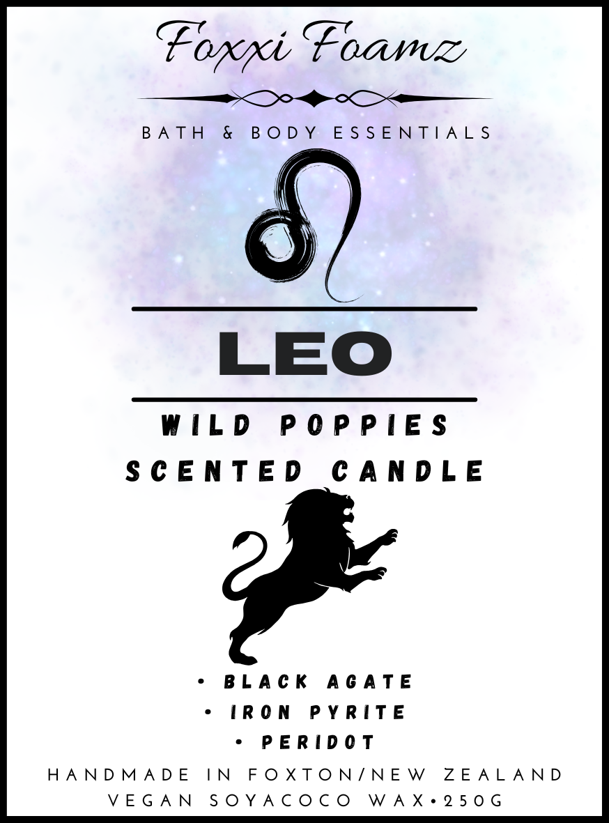 Leo Zodiac Candle