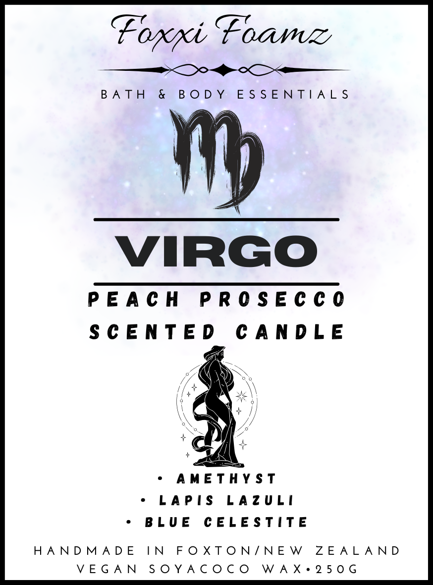 Virgo Zodiac Candle