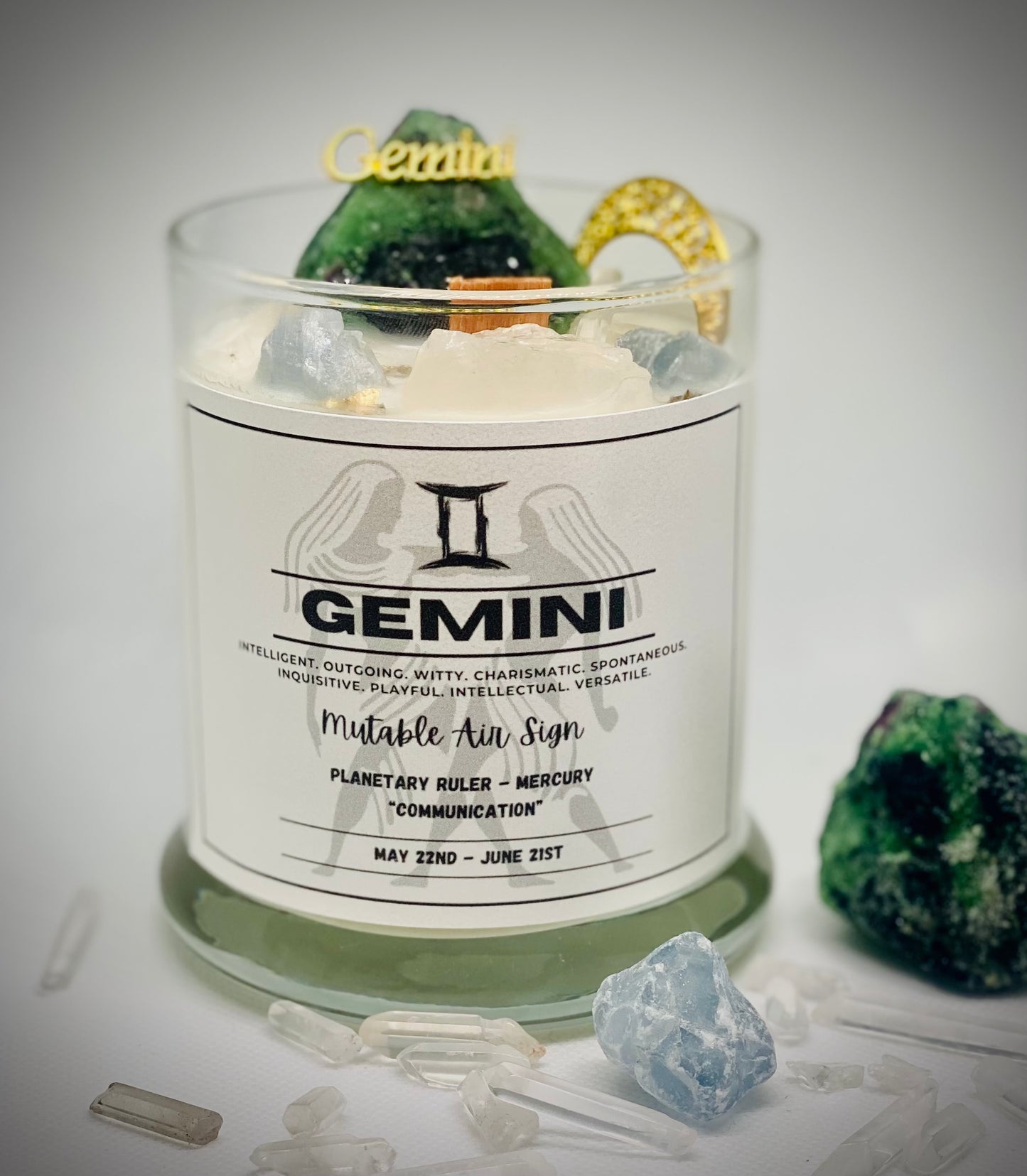 Gemini Zodiac Candle