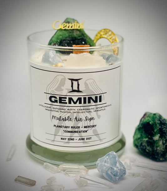 Gemini Zodiac Candle