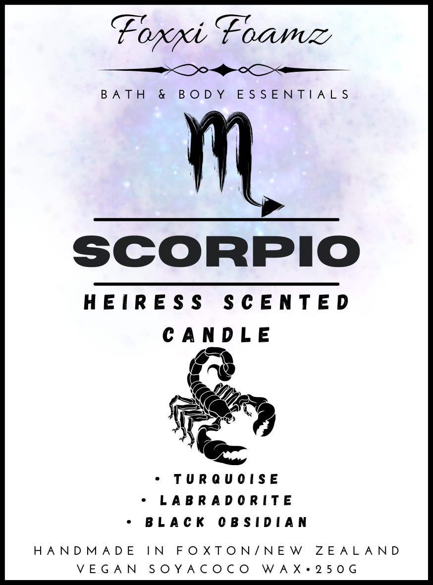 Scorpio Zodiac Candle