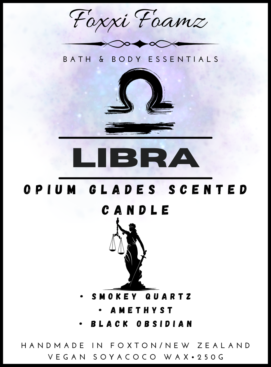 Libra Zodiac Candle