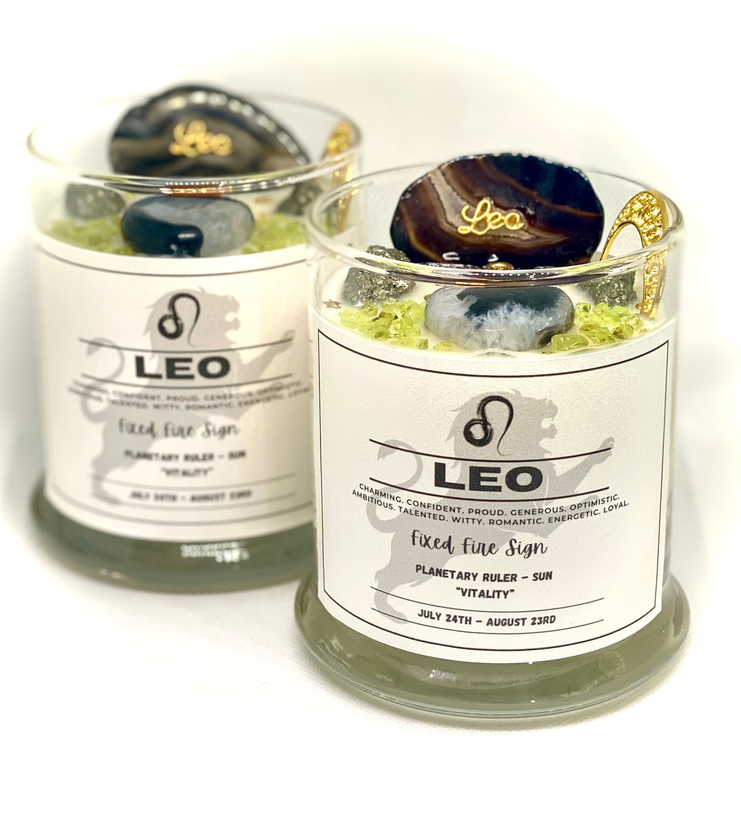 Leo Zodiac Candle
