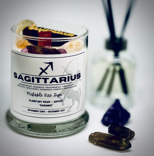 Sagittarius Zodiac Candle
