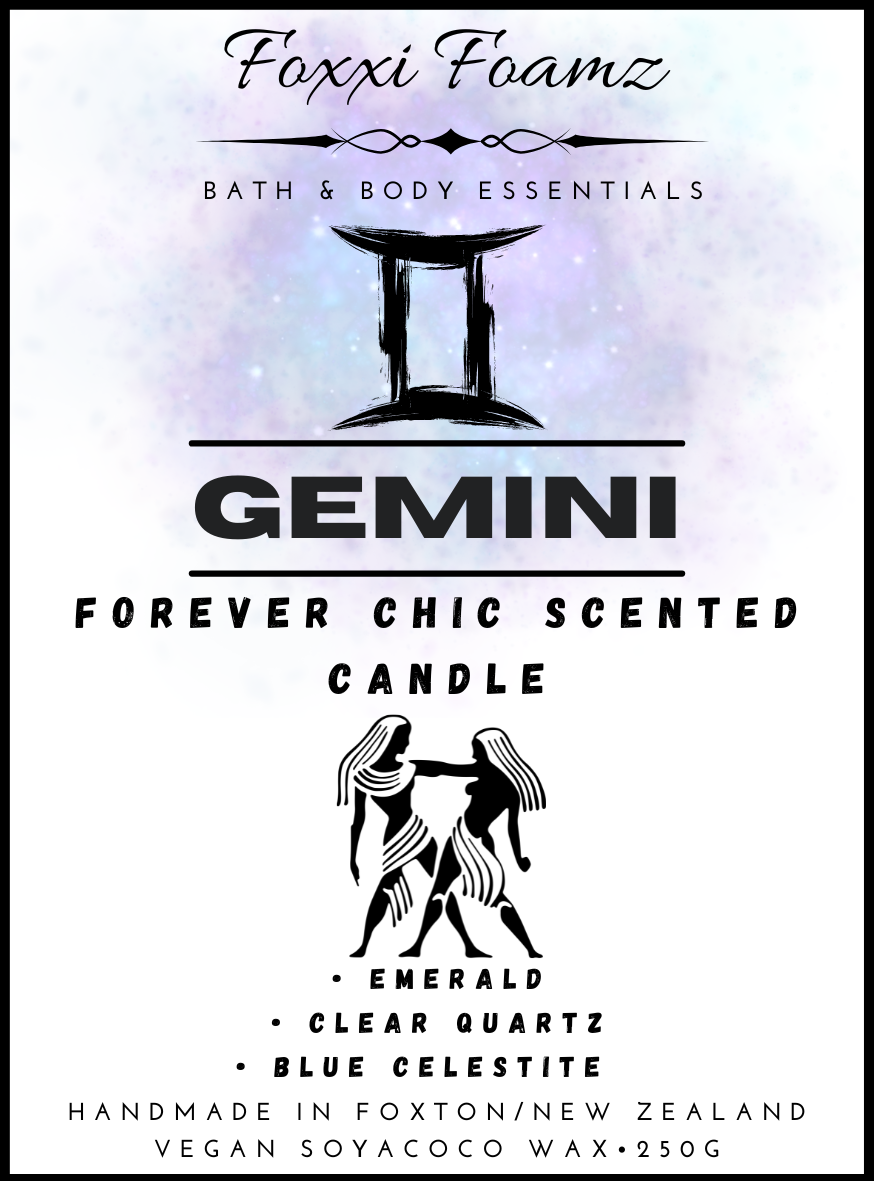 Gemini Zodiac Candle