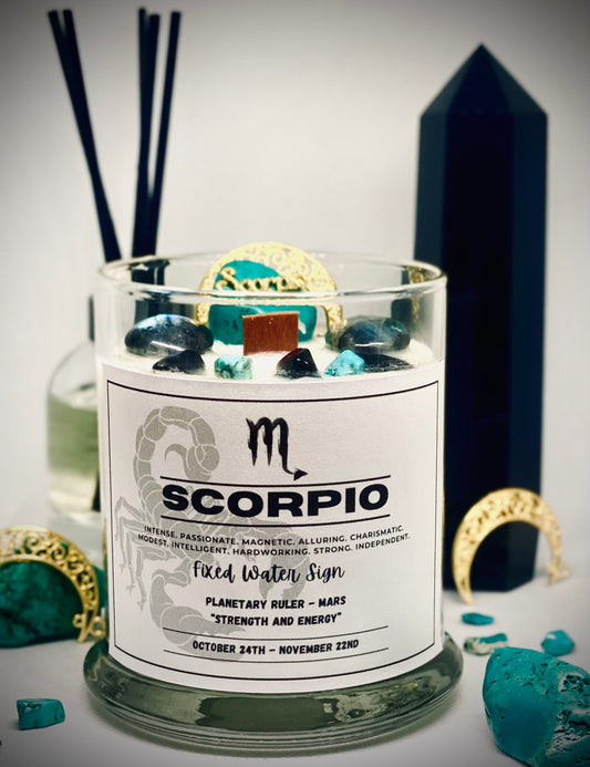 Scorpio Zodiac Candle