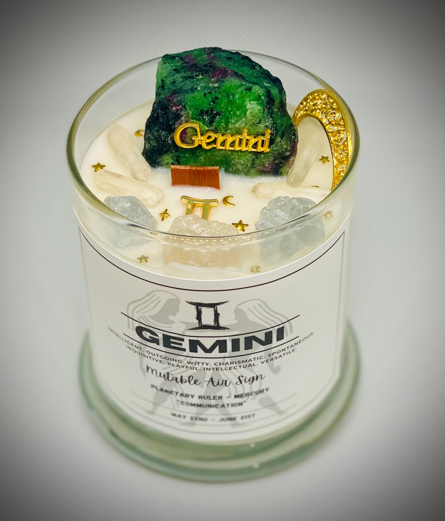 Gemini Zodiac Candle
