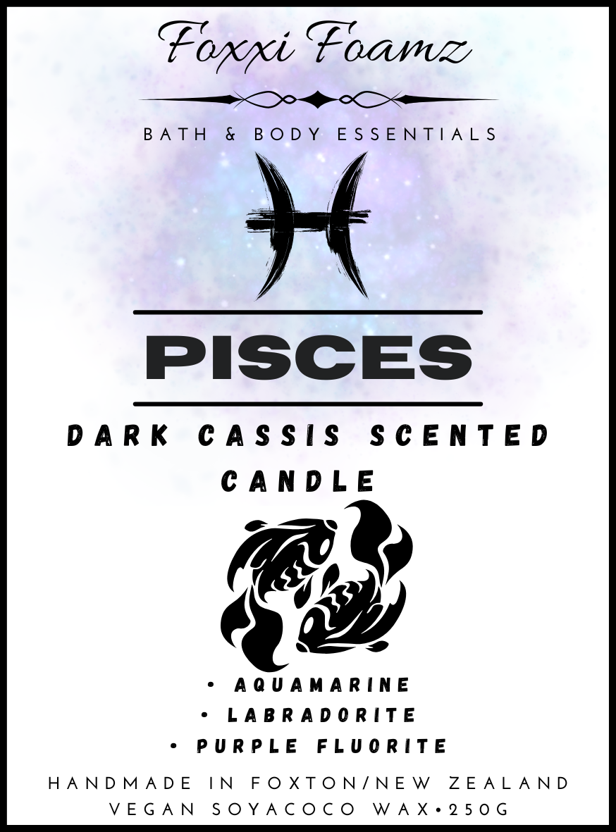 Pisces Zodiac Candle
